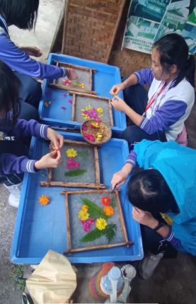 活动1曼掌村傣族造纸